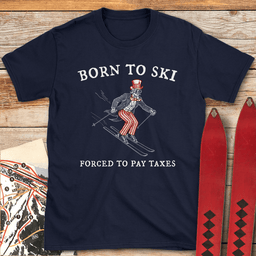 Ski Tax T Shirt Gift For Skier