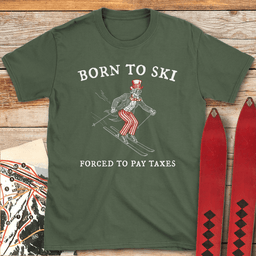 Ski Tax T Shirt Gift For Skier
