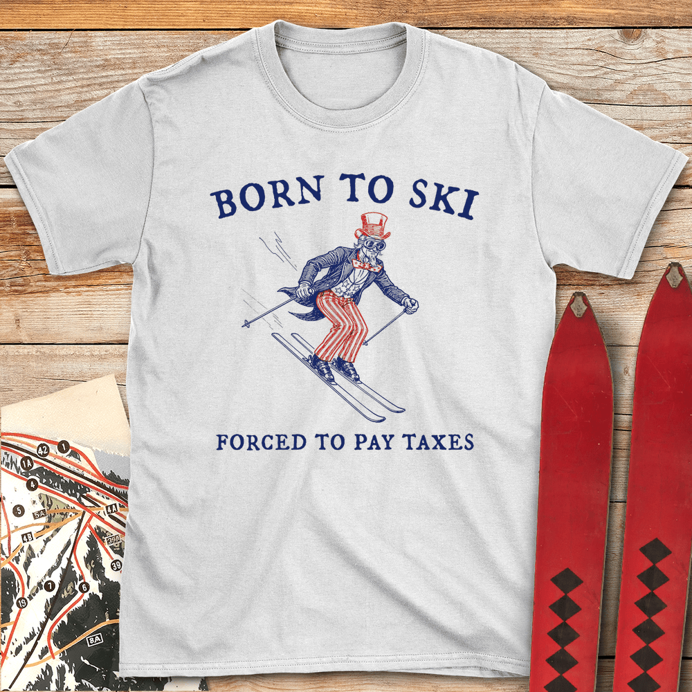 Ski Tax T Shirt Gift For Skier