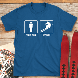 Son Shreds T Shirt Gift For Skier