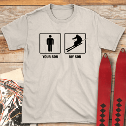 Son Shreds T Shirt Gift For Skier