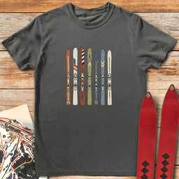 Ski Quiver T Shirt Gift For Skier