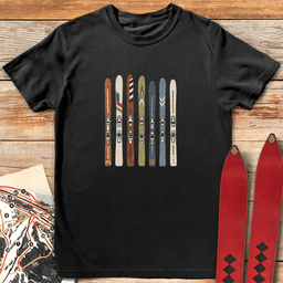 Ski Quiver T Shirt Gift For Skier
