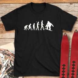 Snowboard Evolution T Shirt Gift For Snowboarder
