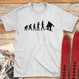 Snowboard Evolution T Shirt Gift For Snowboarder