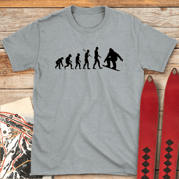 Snowboard Evolution T Shirt Gift For Snowboarder