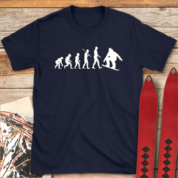 Snowboard Evolution T Shirt Gift For Snowboarder