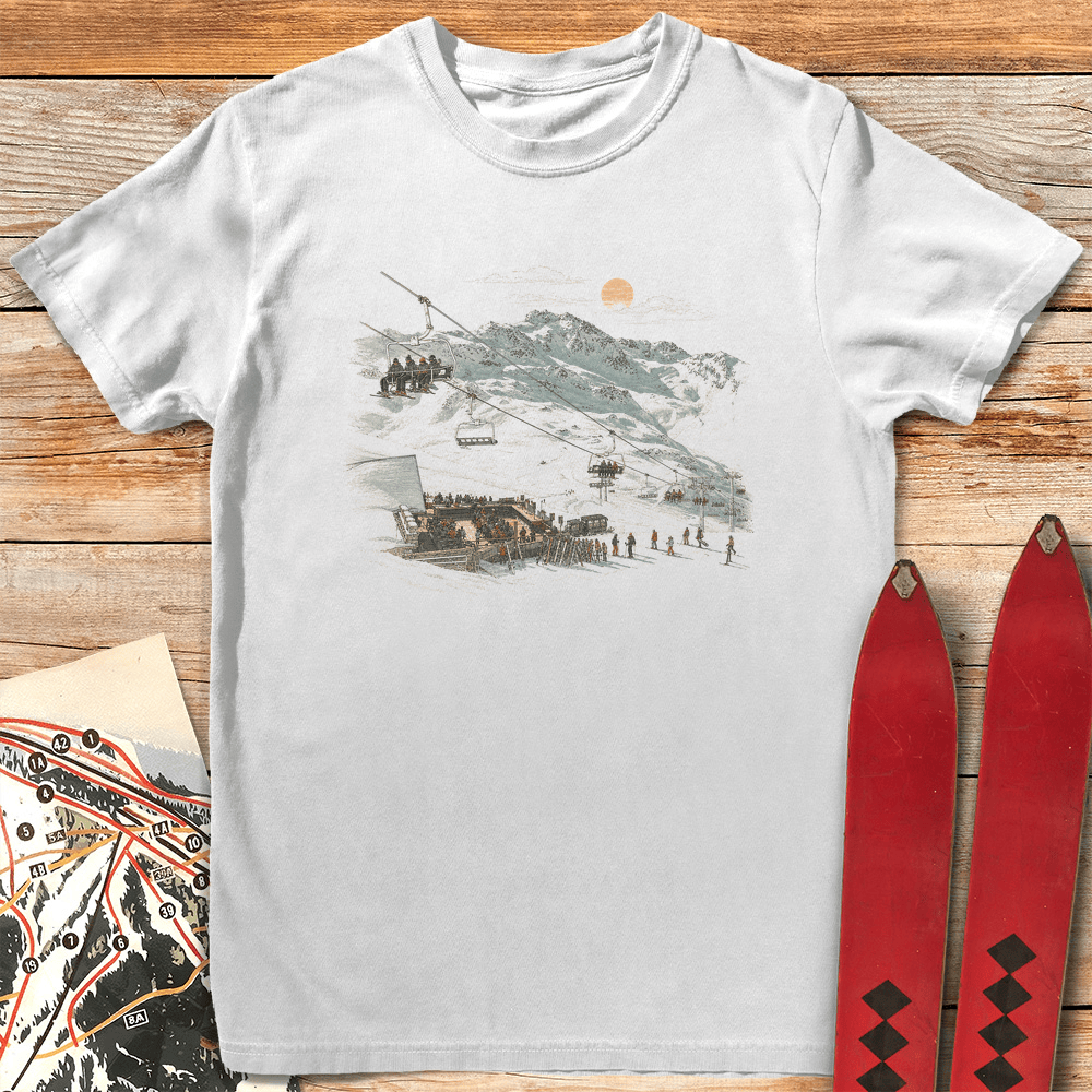 Slopeside Apre S T Shirt Gift For Skier