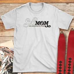 Ski Mom T Shirt Gift For Mom