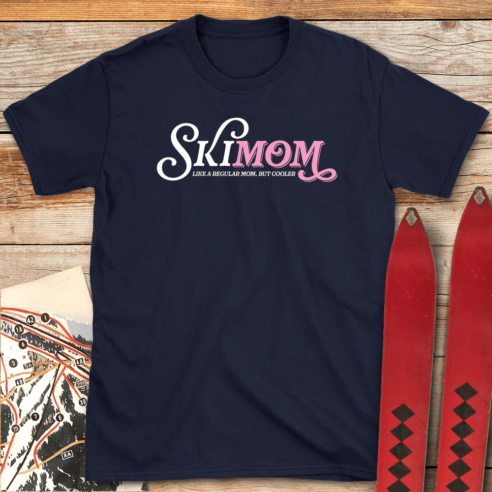 Ski Mom T Shirt Gift For Mom