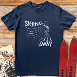 Skiing Away T Shirt Gift For Skier