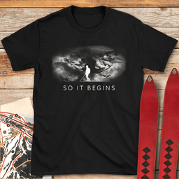 So IT Begins T Shirt Gift For Skier