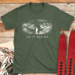 So IT Begins T Shirt Gift For Skier