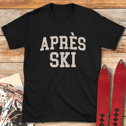 Varsity Apre S T Shirt Gift For Skier