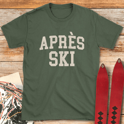 Varsity Apre S T Shirt Gift For Skier