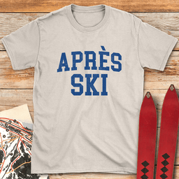 Varsity Apre S T Shirt Gift For Skier