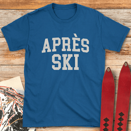 Varsity Apre S T Shirt Gift For Skier