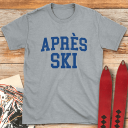 Varsity Apre S T Shirt Gift For Skier