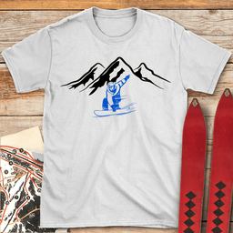 Two Tone Ripper T Shirt Gift For Skier