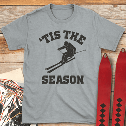 Tis The Season T Shirt Gift For Skier