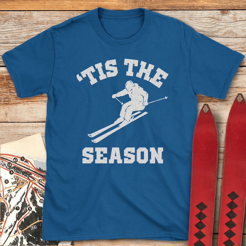 Tis The Season T Shirt Gift For Skier