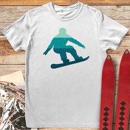 Sunset Snowboard T Shirt Gift For Snowboarder