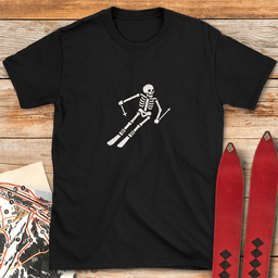 Undead Skier T Shirt Gift For Skier