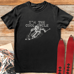 The Cool Uncle T Shirt Gift For Skier