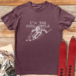 The Cool Uncle T Shirt Gift For Skier