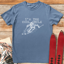 The Cool Uncle T Shirt Gift For Skier