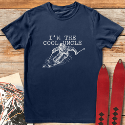 The Cool Uncle T Shirt Gift For Skier