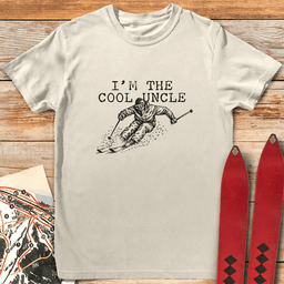 The Cool Uncle T Shirt Gift For Skier