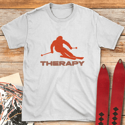Therapy Skier T Shirt Gift For Skier
