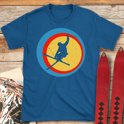 Sunset Eclipse T Shirt Gift For Skier