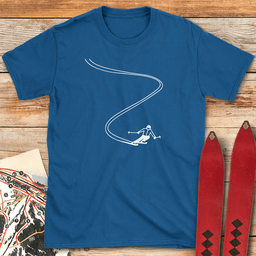 Sweet Line Ski T Shirt Gift For Skier