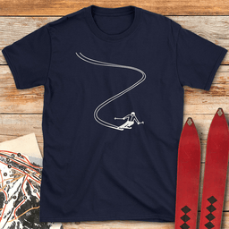 Sweet Line Ski T Shirt Gift For Skier