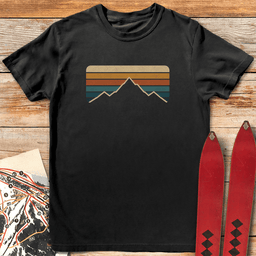 Vintage Mtn Horizon T Shirt Gift For Skier