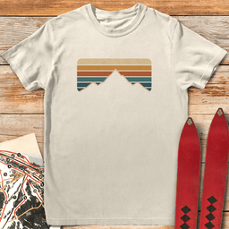 Vintage Mtn Horizon T Shirt Gift For Skier