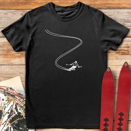 Sweet Line Ski T Shirt Gift For Skier