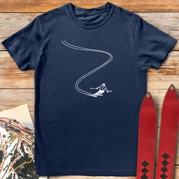 Sweet Line Ski T Shirt Gift For Skier