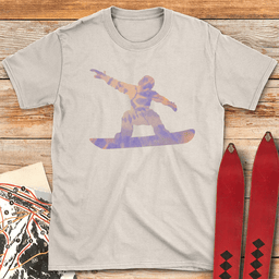Tiedye Snowboarder T Shirt Gift For Snowboarder