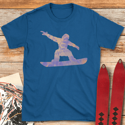 Tiedye Snowboarder T Shirt Gift For Snowboarder