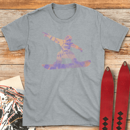 Tiedye Snowboarder T Shirt Gift For Snowboarder