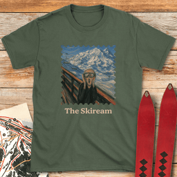 The Skiream T Shirt Gift For Skier