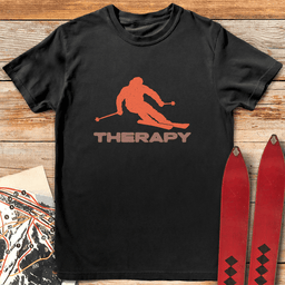 Therapy Skier T Shirt Gift For Skier