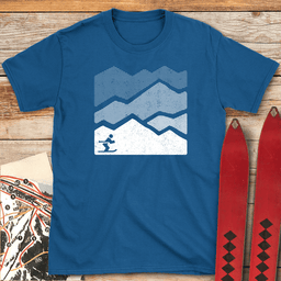 Tuckin Hills T Shirt Gift For Skier
