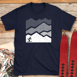 Tuckin Hills T Shirt Gift For Skier