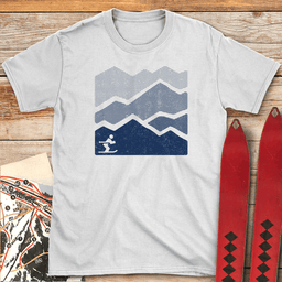 Tuckin Hills T Shirt Gift For Skier