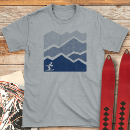 Tuckin Hills T Shirt Gift For Skier
