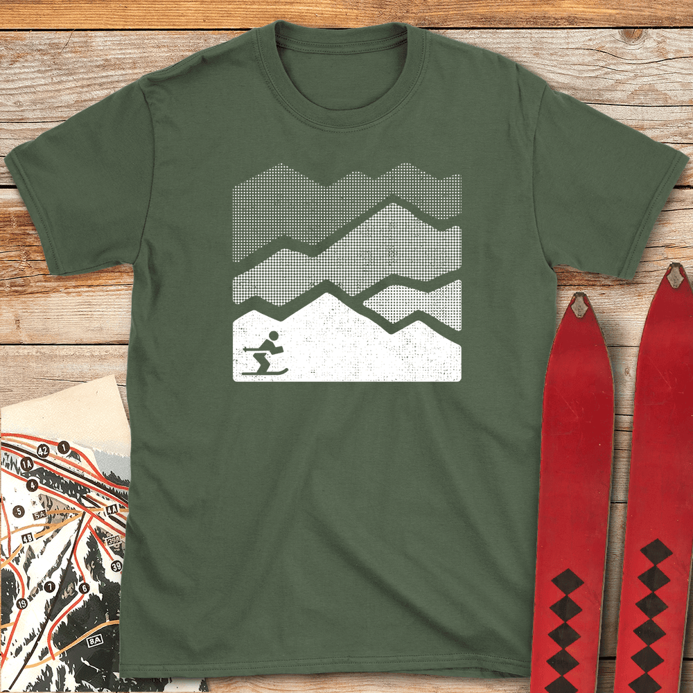 Tuckin Hills T Shirt Gift For Skier